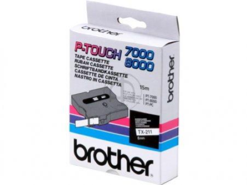 BROTHER TX211 NASTRO TX NERO /BIANCO
